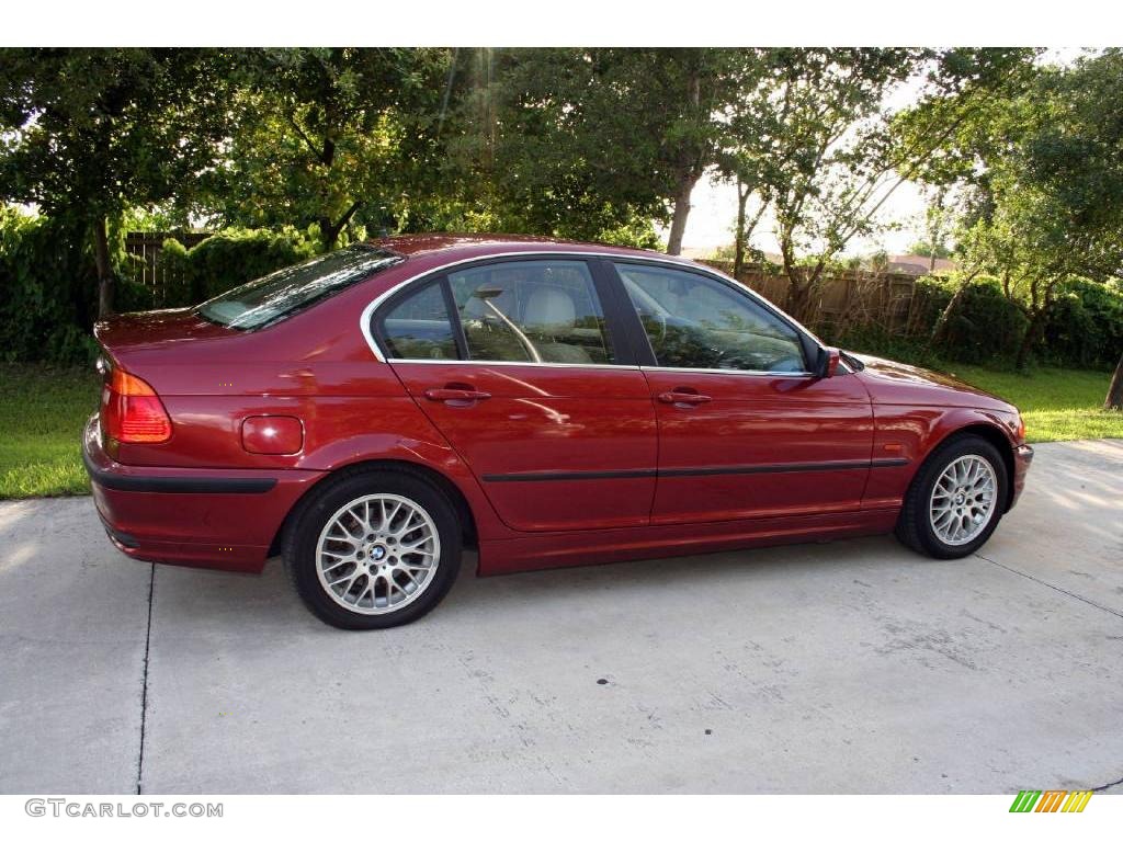 2000 3 Series 328i Sedan - Siena Red Metallic / Sand photo #13