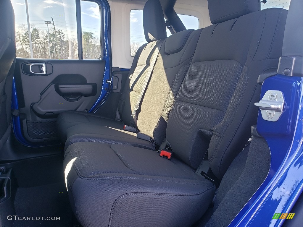 2020 Wrangler Unlimited Sport 4x4 - Ocean Blue Metallic / Black photo #6