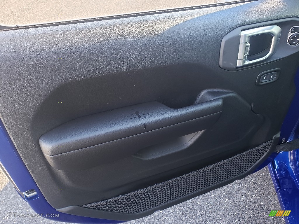 2020 Wrangler Unlimited Sport 4x4 - Ocean Blue Metallic / Black photo #8