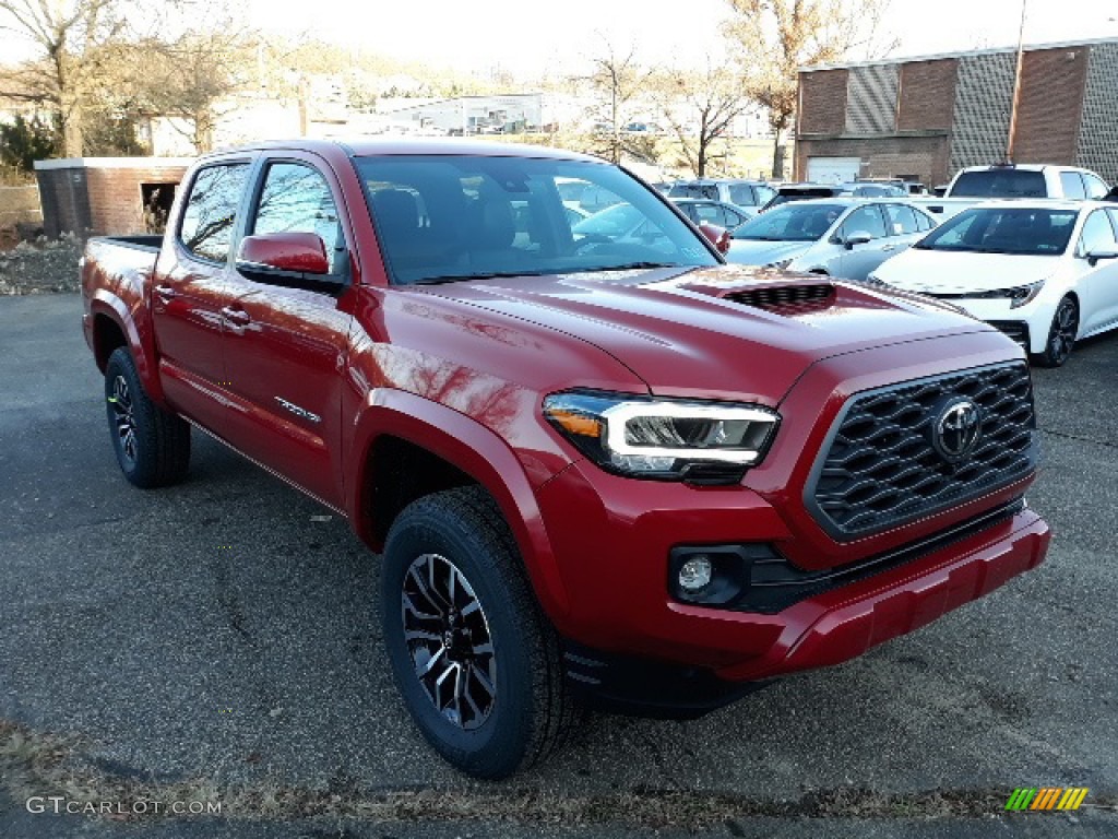 2020 Tacoma TRD Sport Double Cab 4x4 - Barcelona Red Metallic / Black photo #1