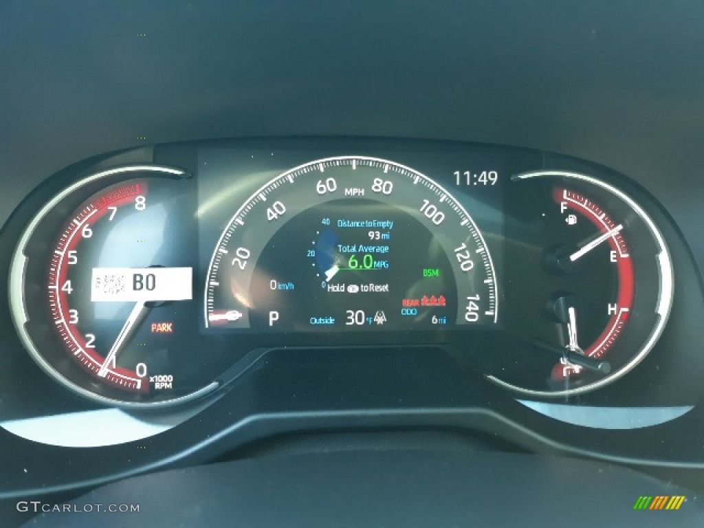 2020 Toyota RAV4 Limited AWD Gauges Photo #136364488