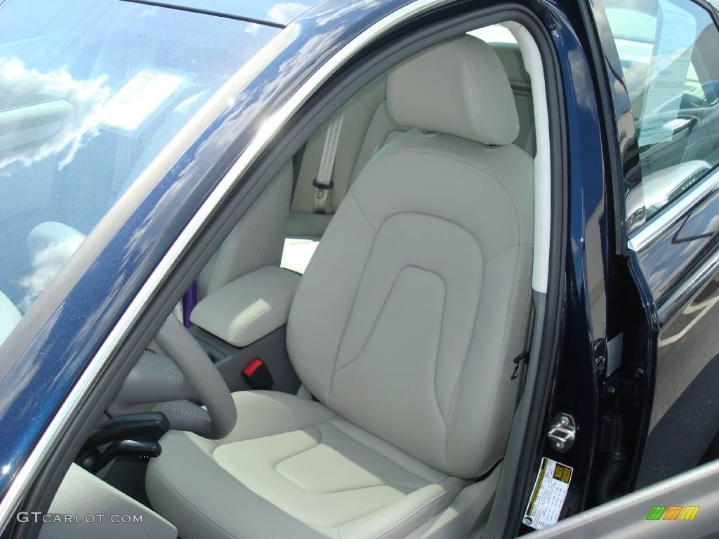 Light Grey Interior 2009 Audi A4 2.0T Premium quattro Sedan Photo #13636579