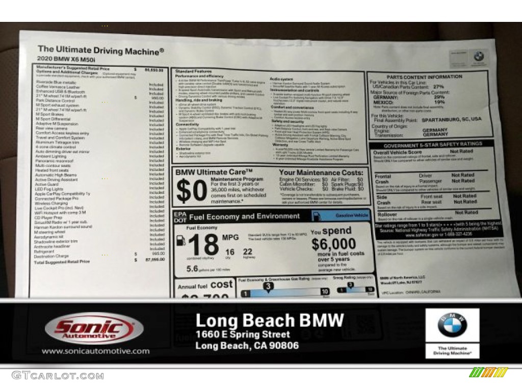 2020 X6 M50i - Ametrin Metallic / Coffee photo #10