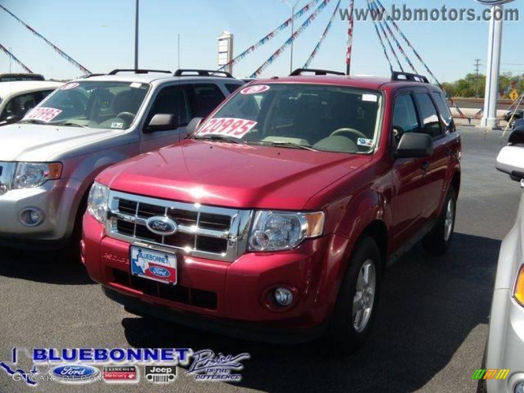 2009 Escape XLT V6 - Sangria Red Metallic / Stone photo #1