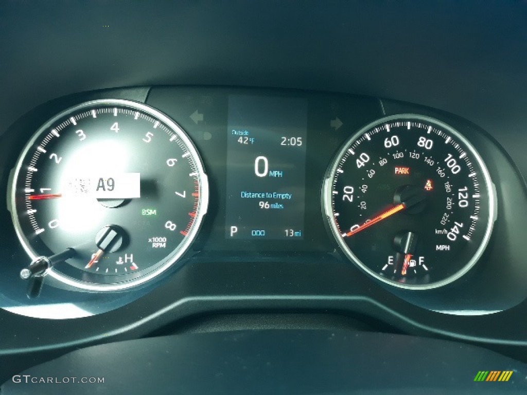 2020 Toyota RAV4 XLE AWD Gauges Photo #136366546