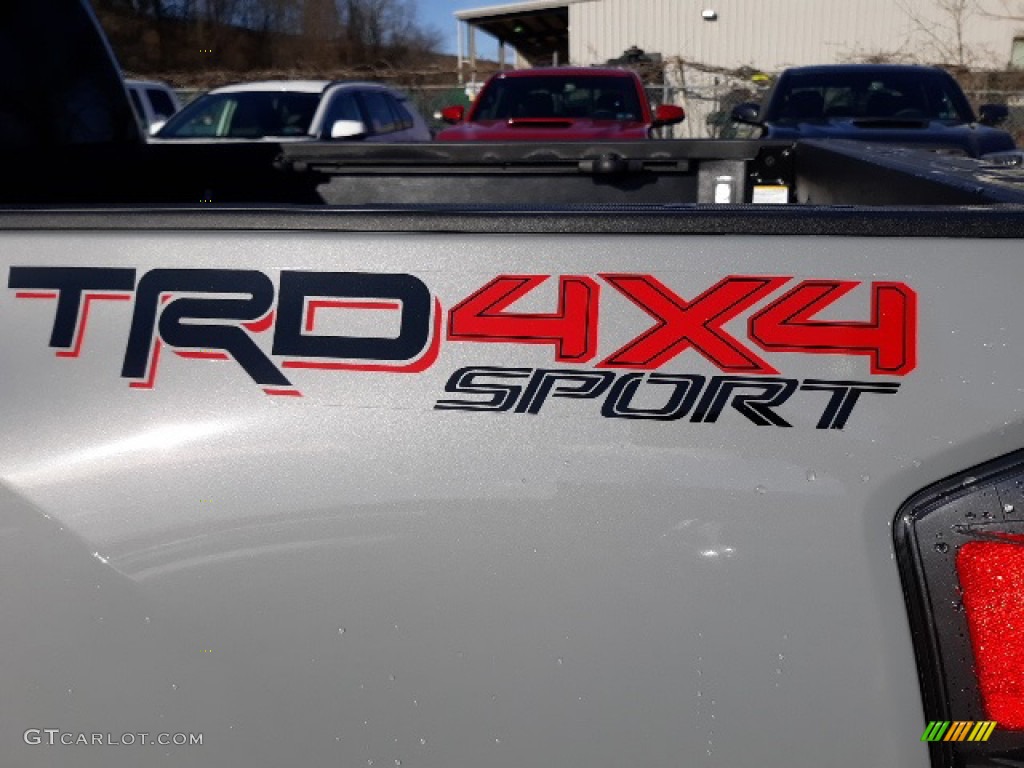 2020 Tacoma TRD Sport Double Cab 4x4 - Cement / TRD Cement/Black photo #8
