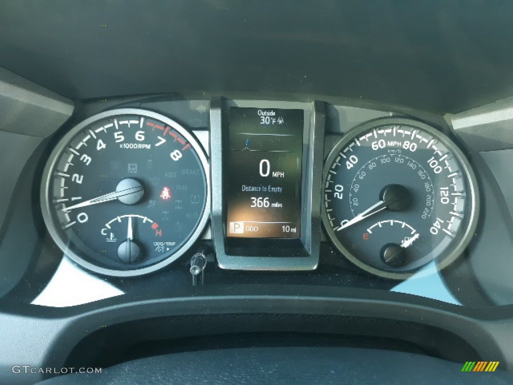 2020 Toyota Tacoma TRD Sport Double Cab 4x4 Gauges Photo #136368235