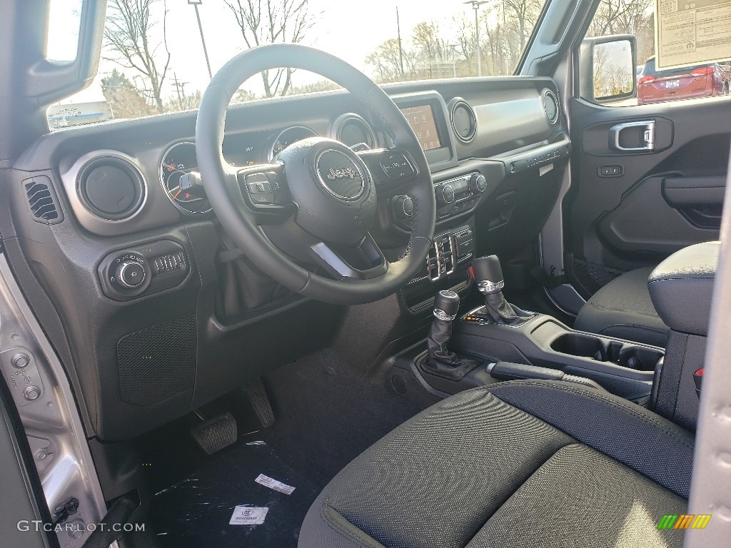 2020 Jeep Wrangler Unlimited Sport 4x4 Black Dashboard Photo #136369153
