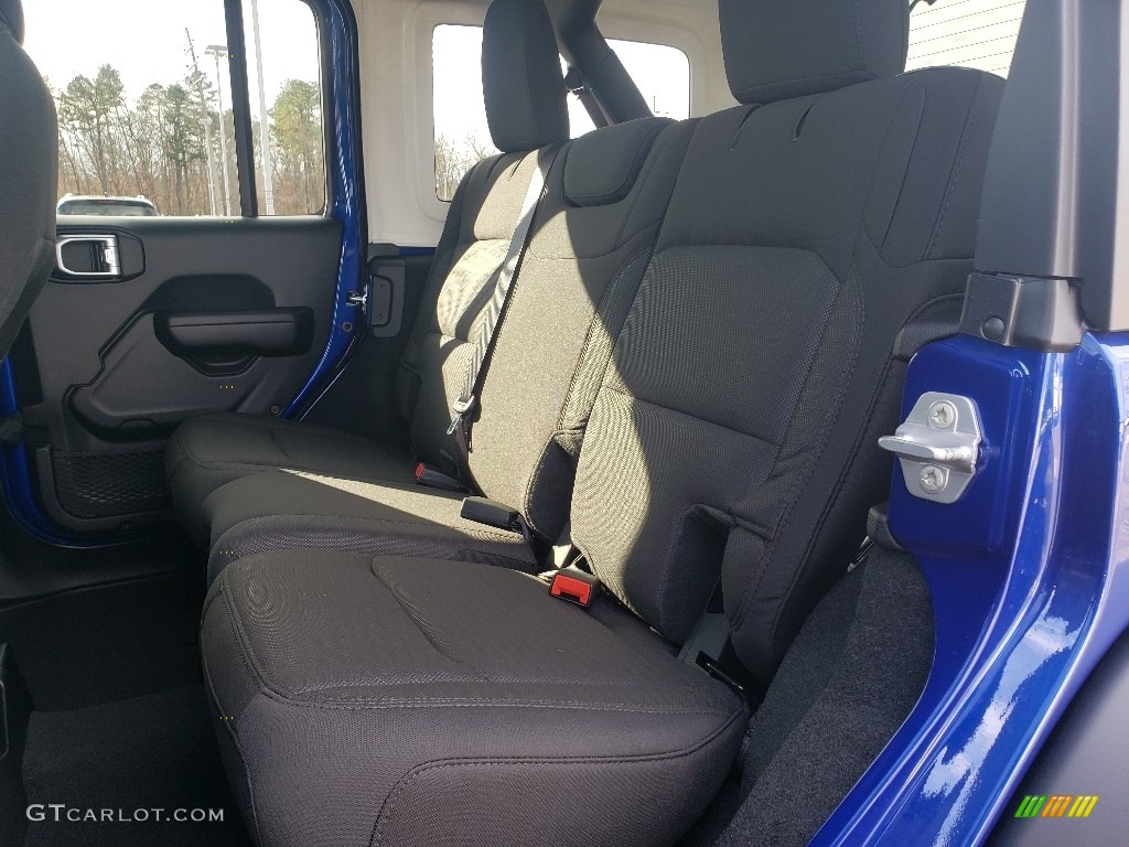 2020 Wrangler Unlimited Sport 4x4 - Ocean Blue Metallic / Black photo #6