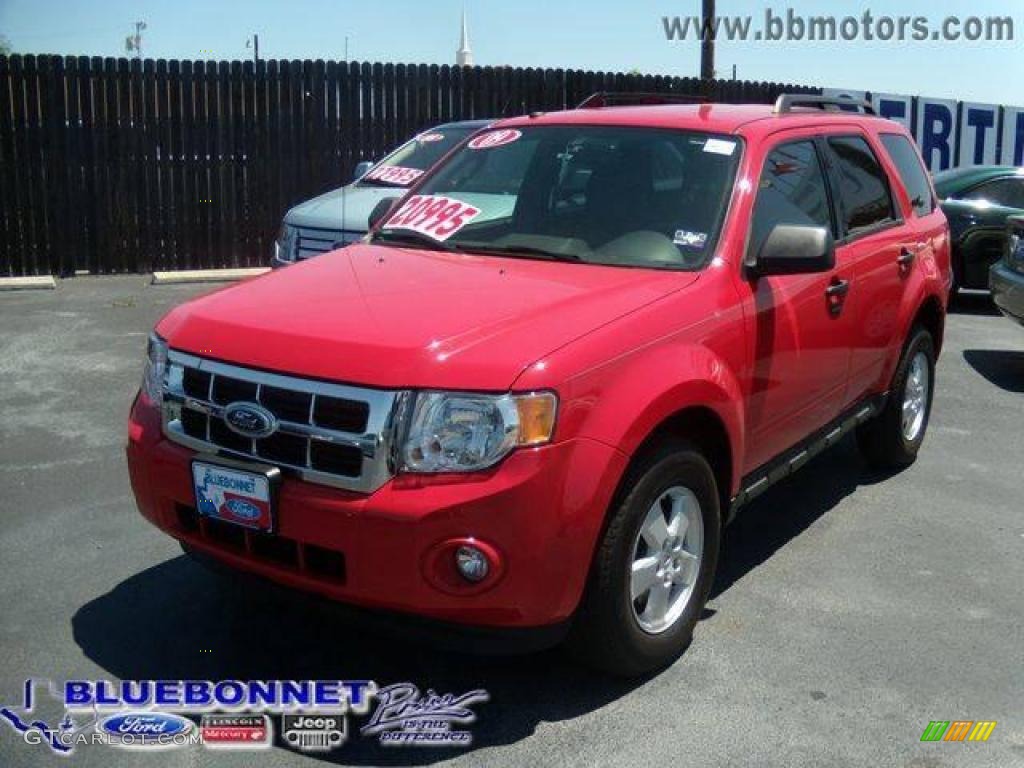 2009 Escape XLT V6 - Torch Red / Charcoal photo #1