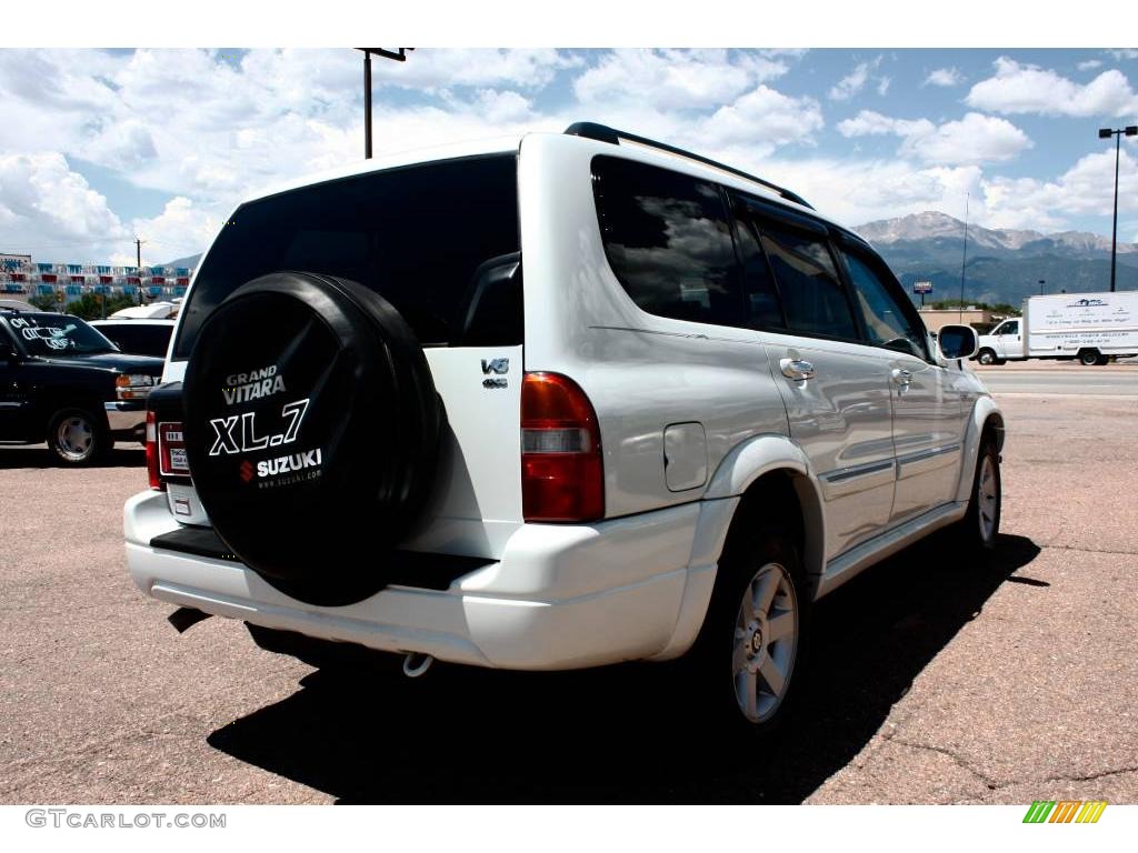 2001 Grand Vitara JLX 4x4 - Polar White / Gray photo #3