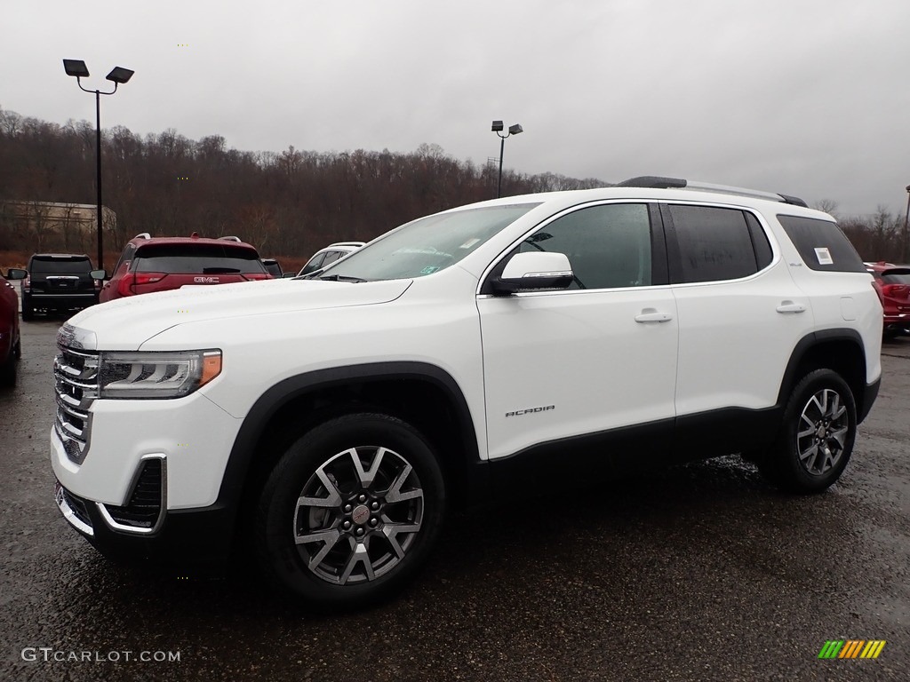 Summit White 2020 GMC Acadia SLE AWD Exterior Photo #136371559