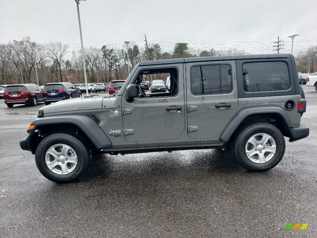Sting-Gray 2020 Jeep Wrangler Unlimited Sport 4x4 Exterior Photo #136371801