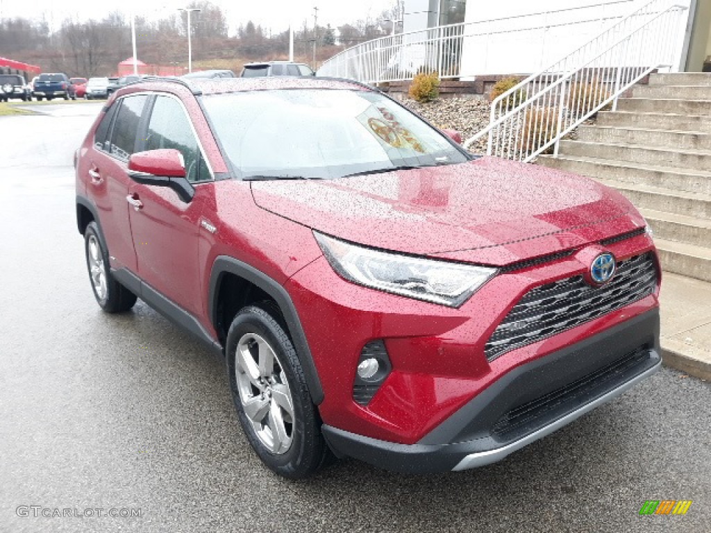 Ruby Flare Pearl 2020 Toyota RAV4 Limited AWD Hybrid Exterior Photo #136372345