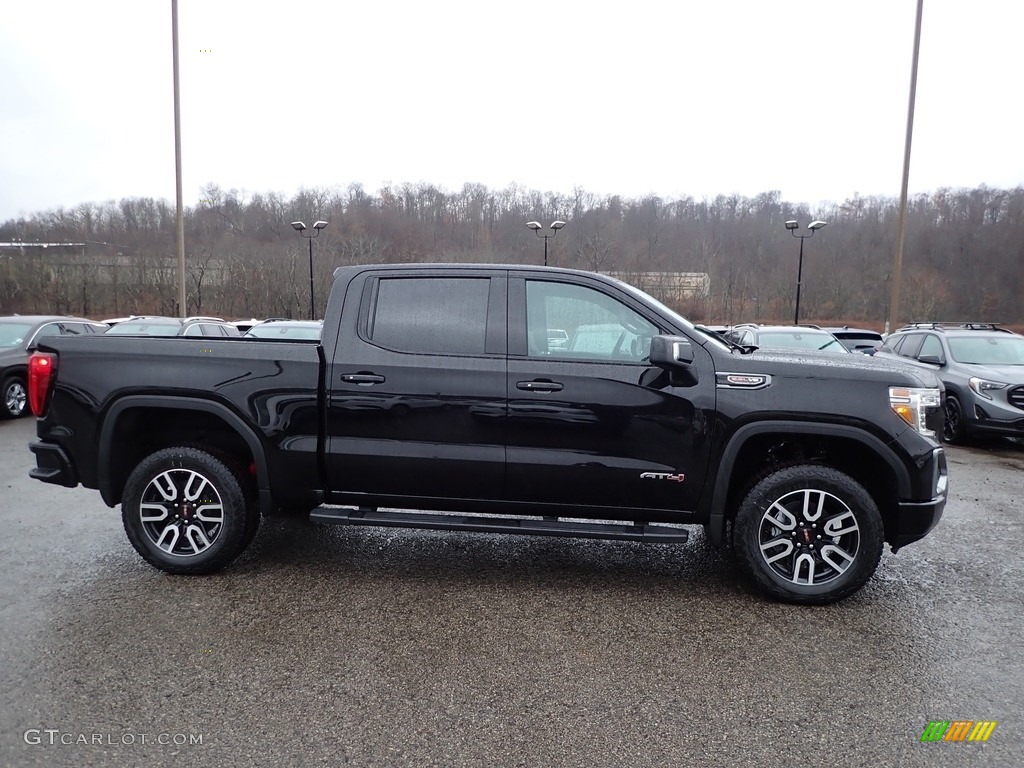 Onyx Black 2020 GMC Sierra 1500 AT4 Crew Cab 4WD Exterior Photo #136373713
