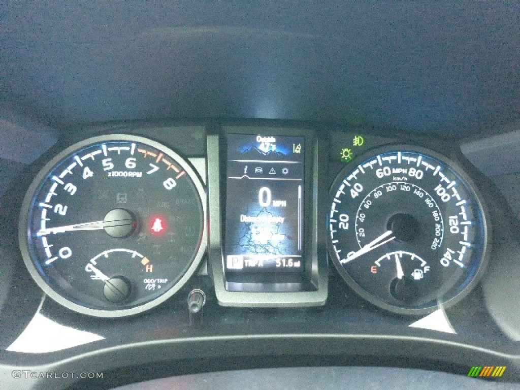 2020 Toyota Tacoma TRD Off Road Double Cab 4x4 Gauges Photo #136373824