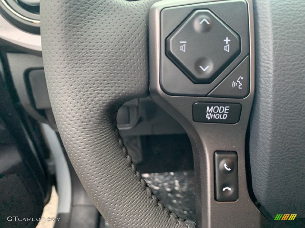 2020 Toyota Tacoma TRD Off Road Double Cab 4x4 TRD Cement/Black Steering Wheel Photo #136374145