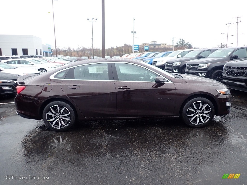 Black Cherry Metallic 2020 Chevrolet Malibu RS Exterior Photo #136375231