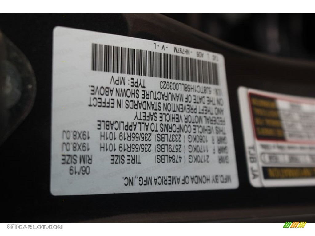2020 RDX Technology - Gunmetal Metallic / Ebony photo #47