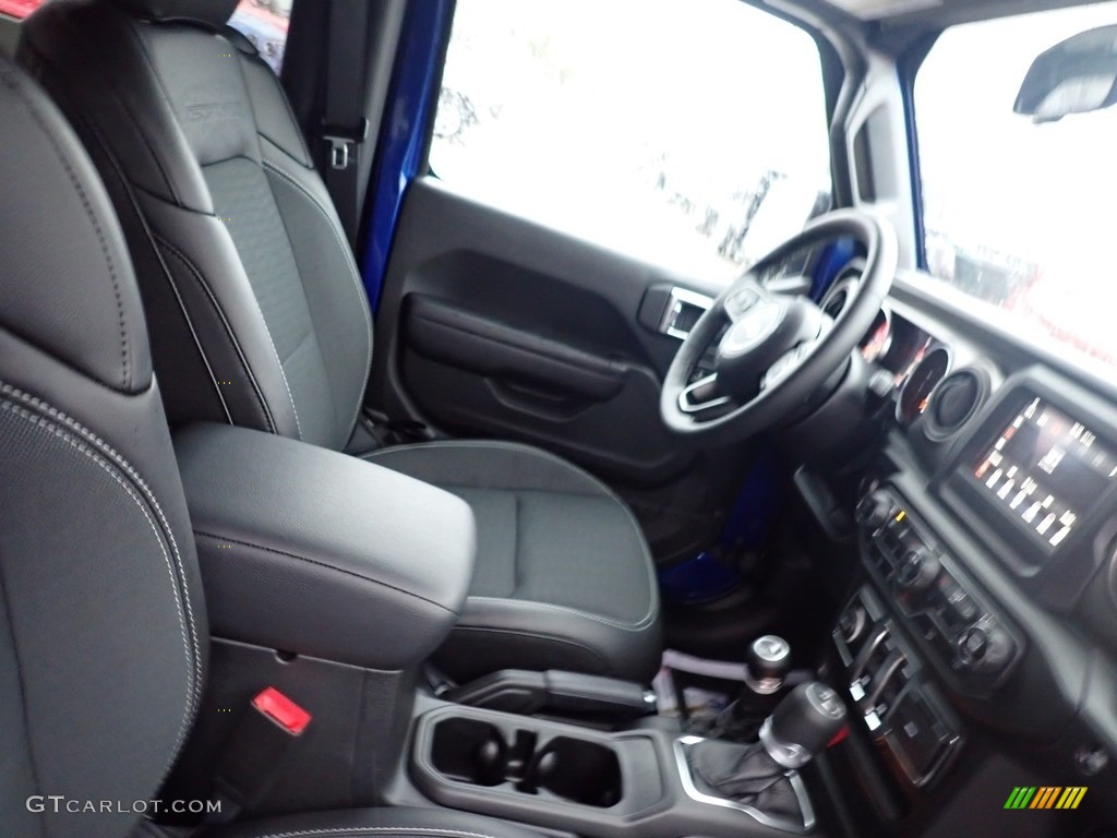 2020 Wrangler Sport 4x4 - Ocean Blue Metallic / Black photo #10