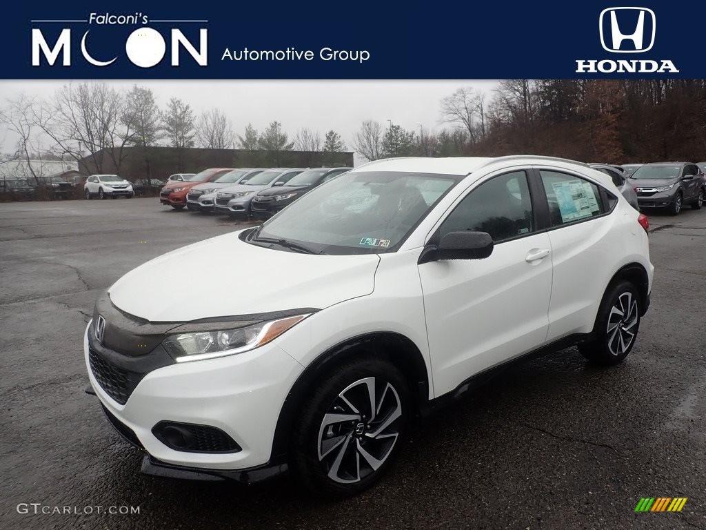 2020 HR-V Sport AWD - Platinum White Pearl / Black photo #1