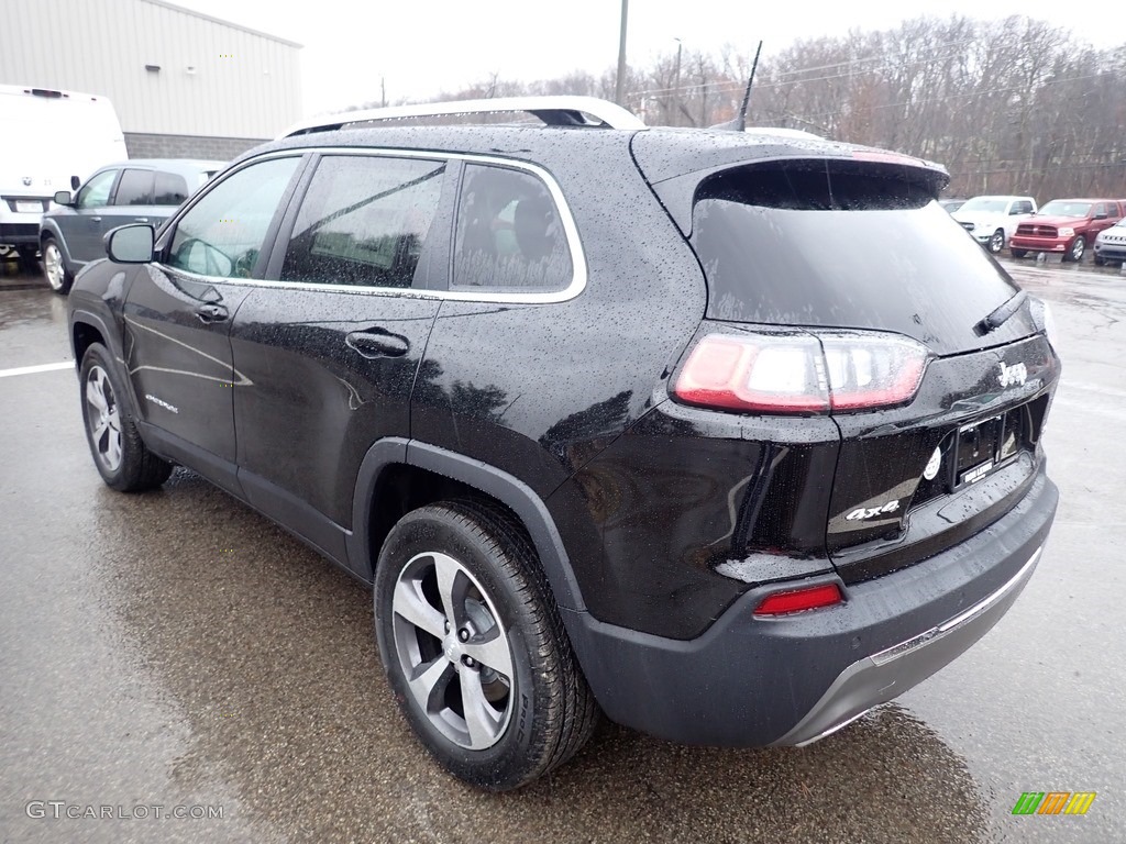 2020 Cherokee Limited 4x4 - Diamond Black Crystal Pearl / Black photo #3