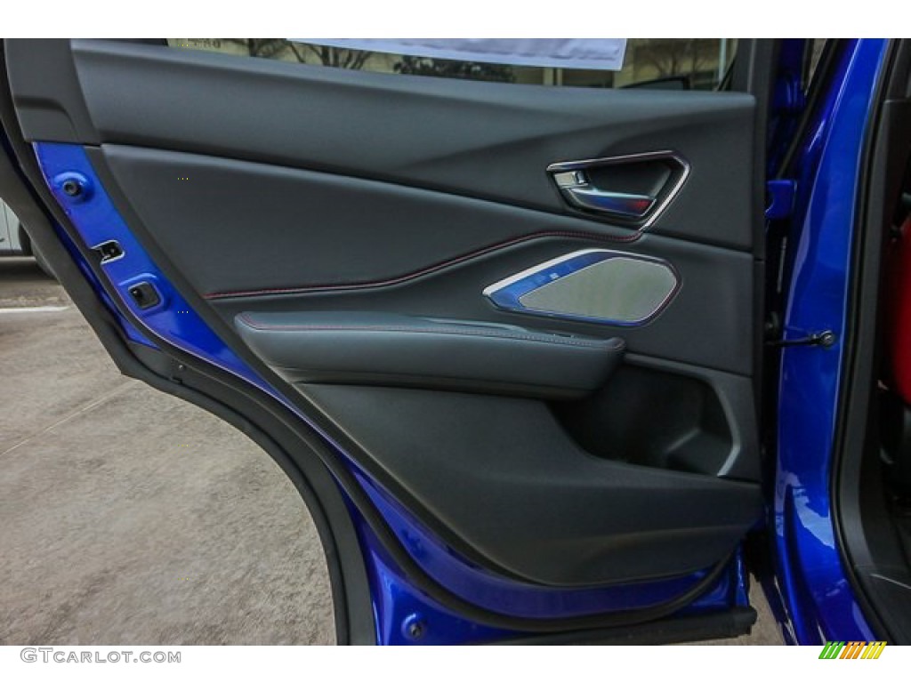 2020 Acura RDX A-Spec AWD Red Door Panel Photo #136380382