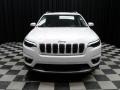 2020 Bright White Jeep Cherokee Limited  photo #3
