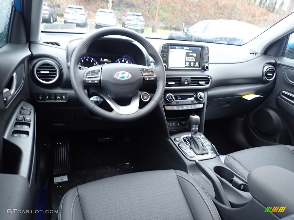 Black Interior 2020 Hyundai Kona Ultimate AWD Photo #136380844