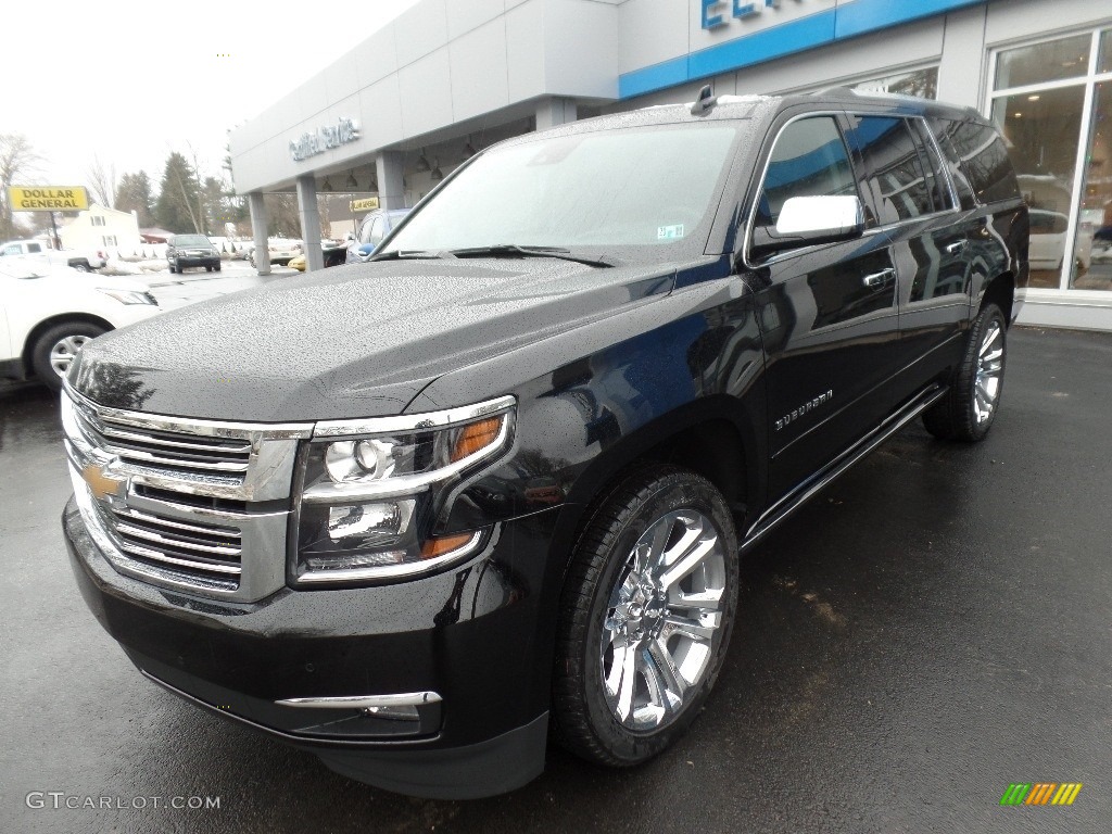 2020 Suburban Premier 4WD - Black / Jet Black/Mahogany photo #3