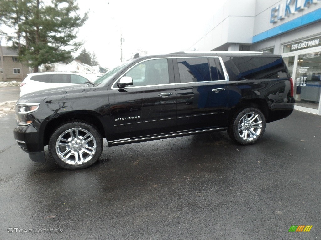 2020 Suburban Premier 4WD - Black / Jet Black/Mahogany photo #4