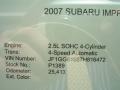 2007 Crystal Gray Metallic Subaru Impreza 2.5i Wagon  photo #22