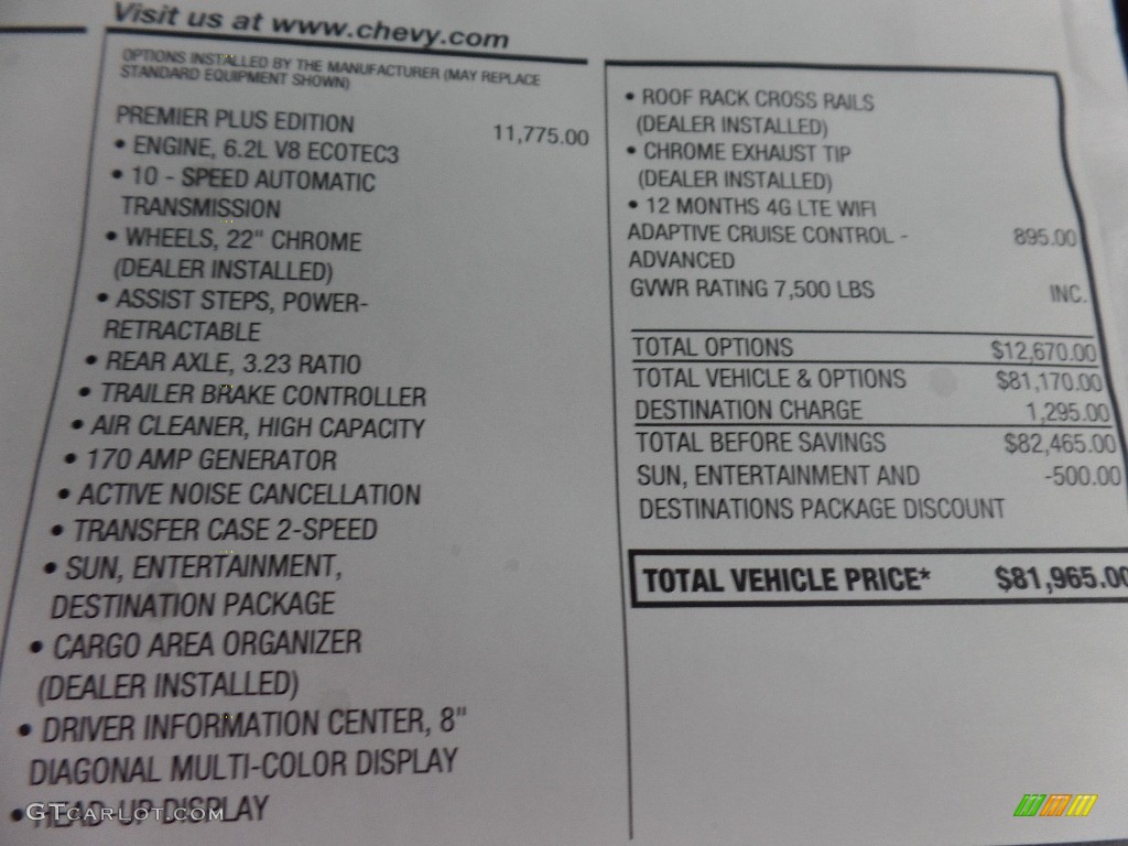 2020 Suburban Premier 4WD - Black / Jet Black/Mahogany photo #63