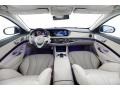Silk Beige/Espresso Brown Front Seat Photo for 2020 Mercedes-Benz S #136386652