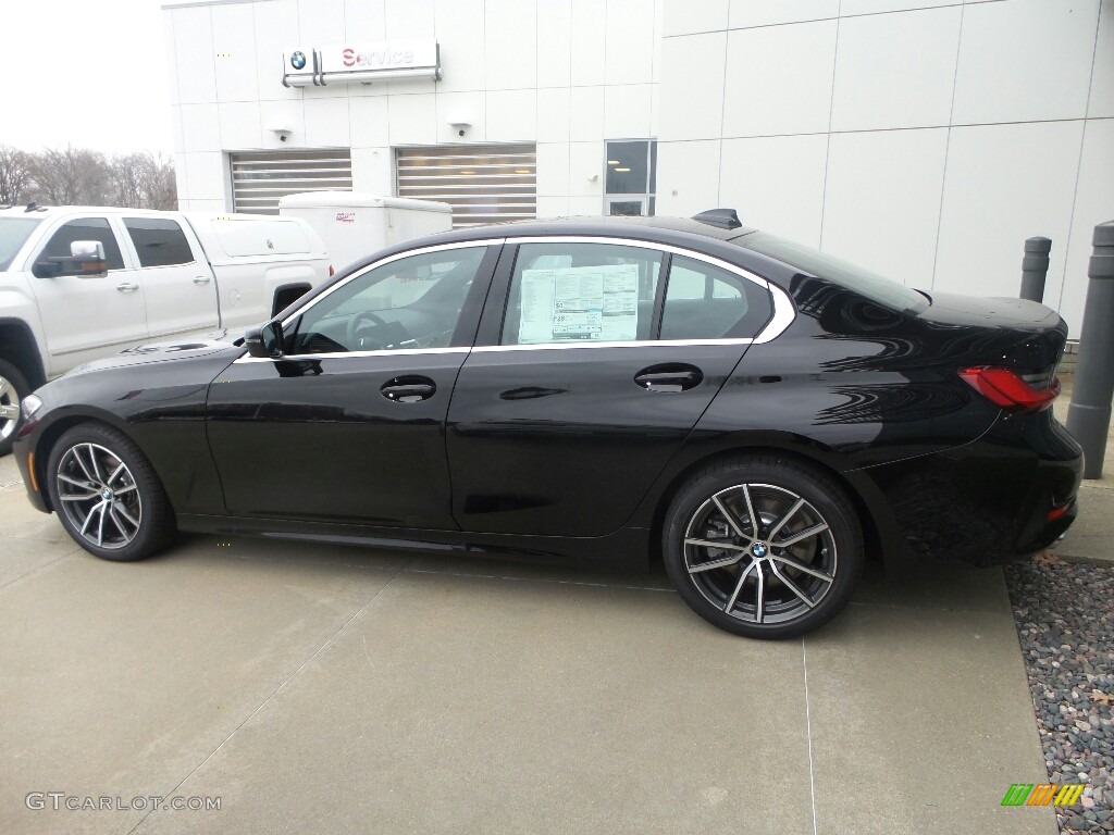 Jet Black 2020 BMW 3 Series 330i xDrive Sedan Exterior Photo #136389890