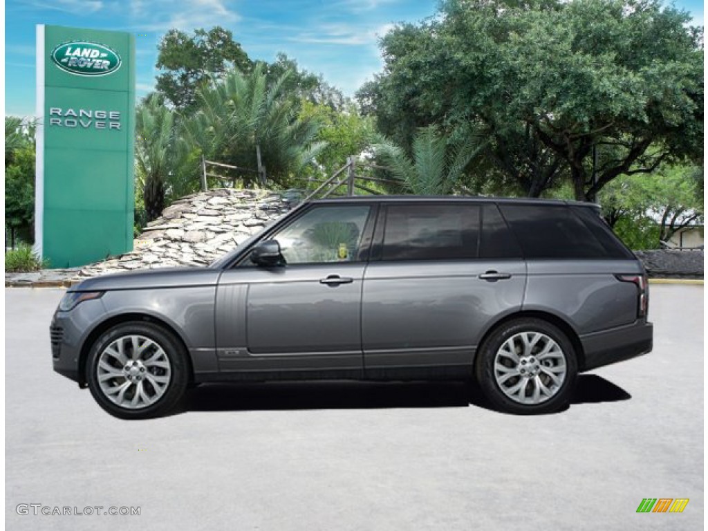 2020 Range Rover Supercharged LWB - Eiger Gray Metallic / Ebony photo #3