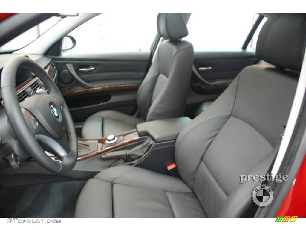 2008 3 Series 335xi Sedan - Crimson Red / Black photo #10