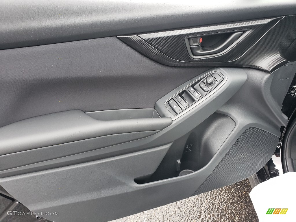 2020 Subaru Crosstrek 2.0 Premium Black Door Panel Photo #136393434