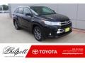 2019 Midnight Black Metallic Toyota Highlander XLE  photo #1