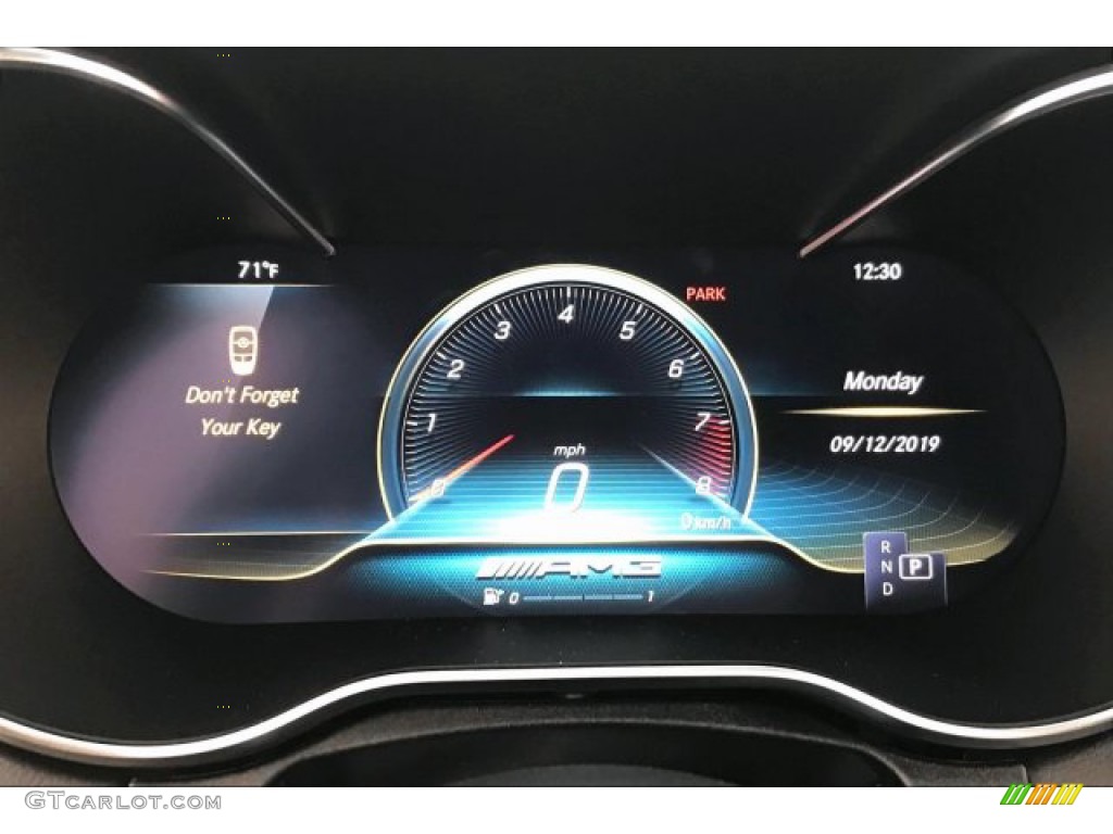 2020 Mercedes-Benz C AMG 63 S Sedan Gauges Photo #136393971