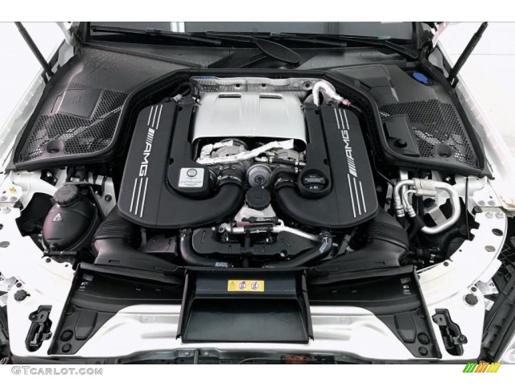 2020 Mercedes-Benz C AMG 63 S Sedan 4.0 Liter AMG biturbo DOHC 32-Valve VVT V8 Engine Photo #136394367