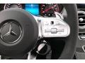 Platinum White/Pearl Black Steering Wheel Photo for 2020 Mercedes-Benz C #136394544