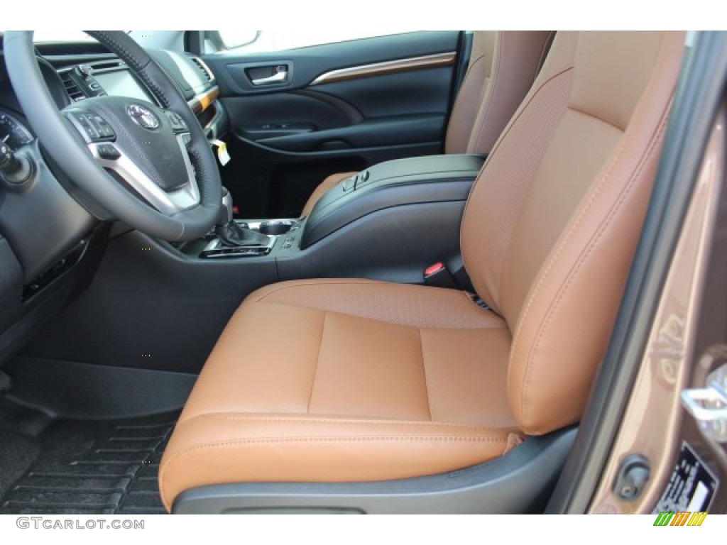 Saddle Tan Interior 2019 Toyota Highlander Limited Photo #136394616
