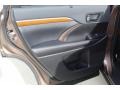 2019 Toyota Highlander Saddle Tan Interior Door Panel Photo