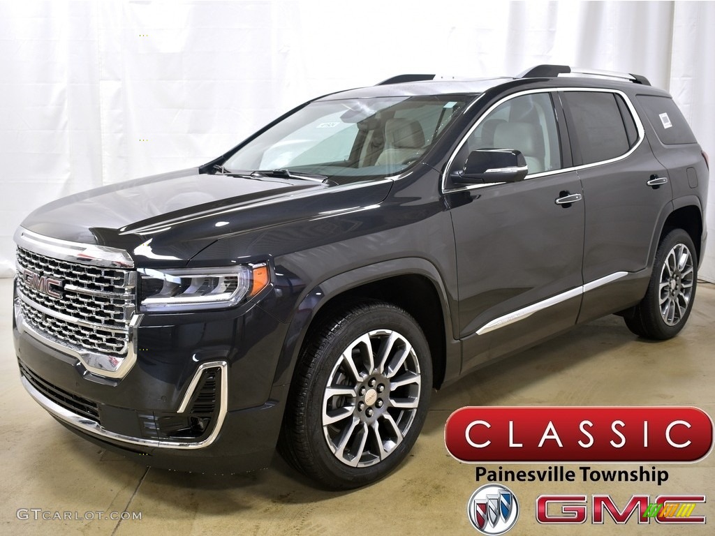 2020 Acadia Denali AWD - Carbon Black Metallic / Dark Galvanized/Light Shale photo #1