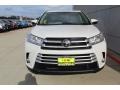 2019 Blizzard Pearl White Toyota Highlander XLE  photo #3