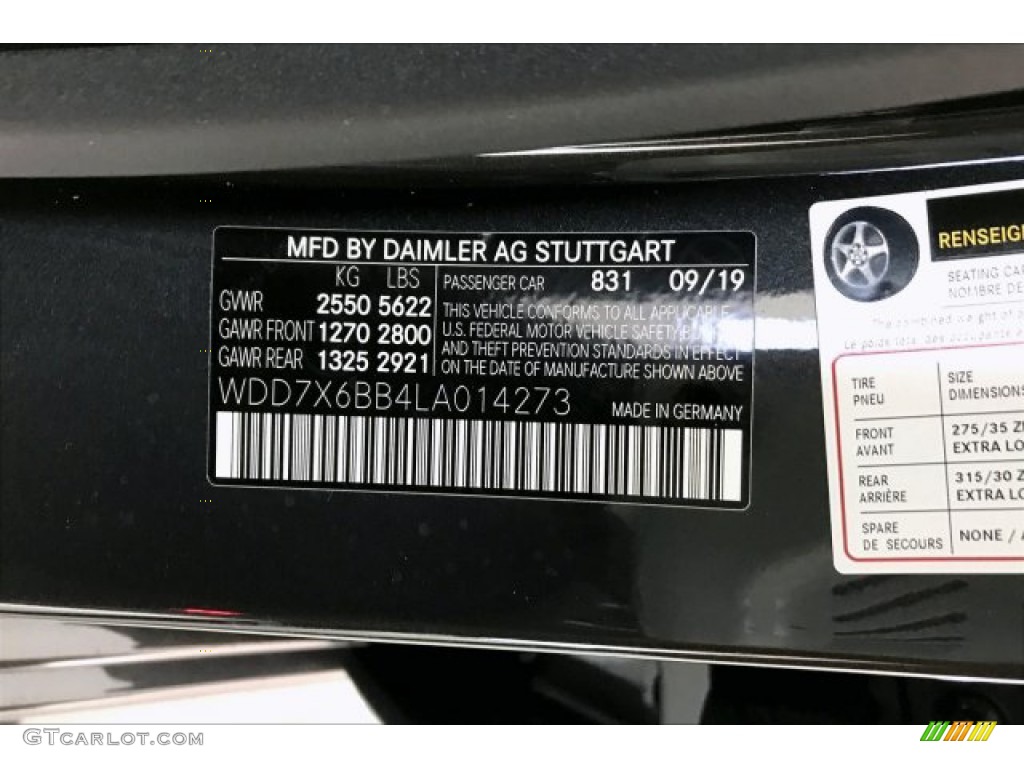 2020 AMG GT 53 - Graphite Gray Metallic / Black w/Dinamica photo #24