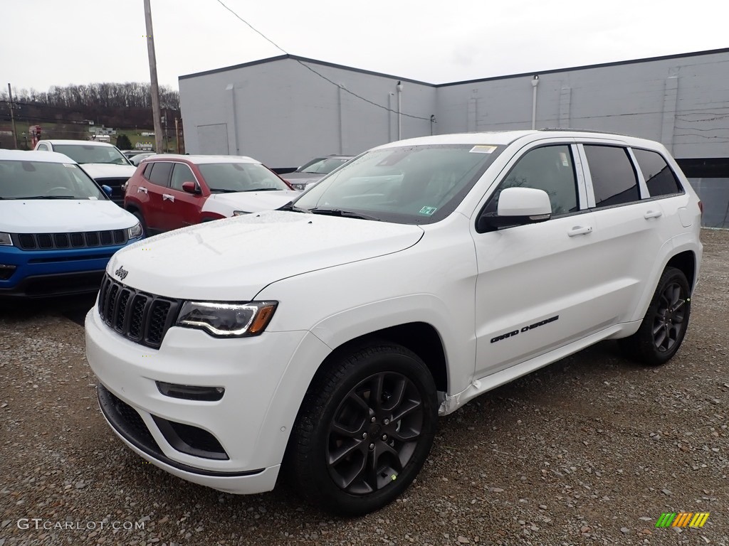 2020 Grand Cherokee Overland 4x4 - Bright White / Black photo #1