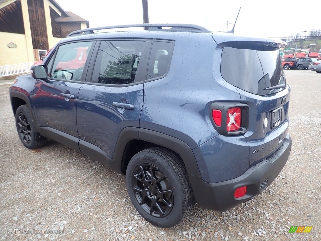 2020 Renegade Latitude 4x4 - Slate Blue Pearl / Black photo #3