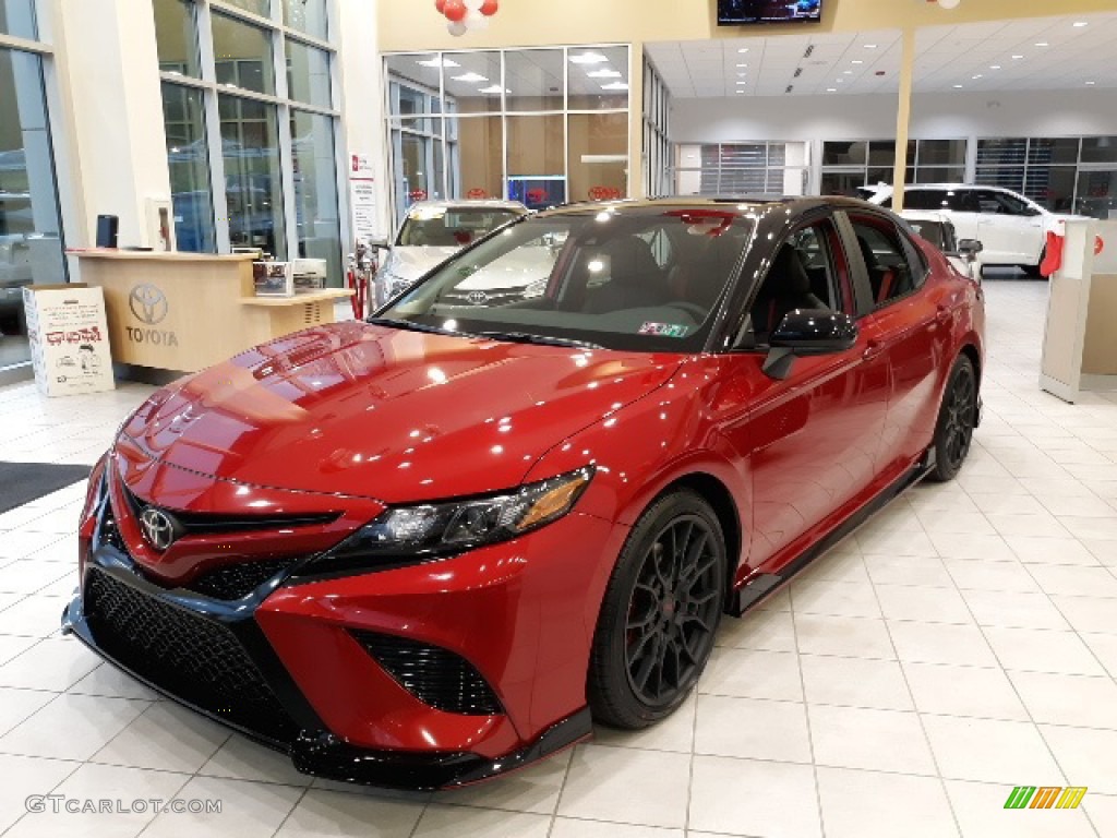 2020 Camry TRD - Supersonic Red / Black/Red photo #1